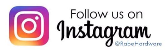 Follow Rabe Hardware on Instagram